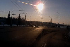 Meteorite hits Russian Urals