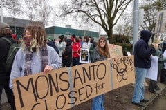 Protesters successfully shut down California Monsanto office