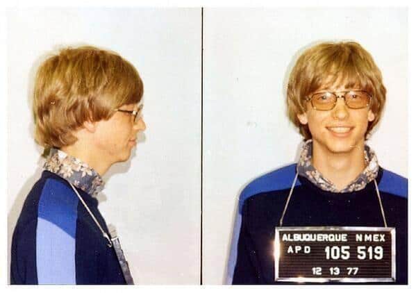 02 - Bill Gates for driving without a license 1977