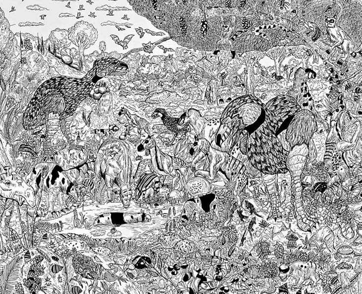 11-Year-Old Child Prodigy Creates Stunningly Detailed Drawings Bursting With Life (10)