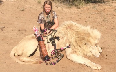 Kendall Jones, a teen trophy hunter from Texas. Credit: Huffington Post