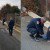 California Firefighters Stop Truck To Give Shoes To Barefoot Homeless Man