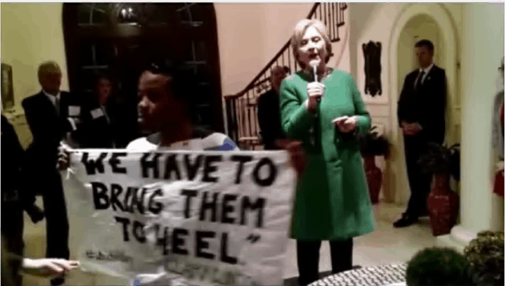 Black Activist Confronts Hillary Clinton over Her Racist Statements, Goes Viral