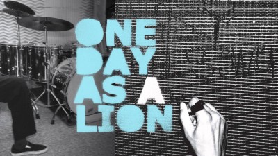 One Day As A Lion Album Cover