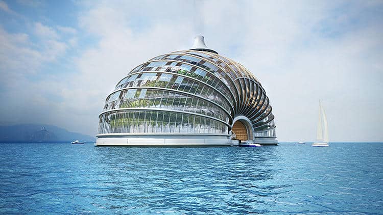 The ‘Ark Hotel’ Is An Innovative Solution For Mankind If Sea Levels Continue To Rise