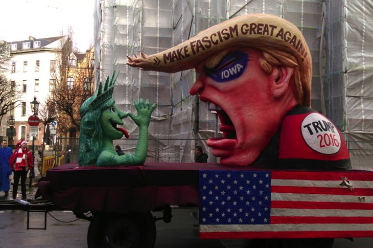 German Carnival Mocks Trump With “Make Fascism Great Again” Float, And They’re Not Far Off