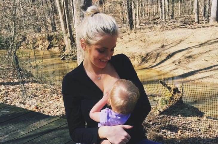 Why This Breastfeeding Mom Used A Victoria’s Secret Ad To Hide Her Breast
