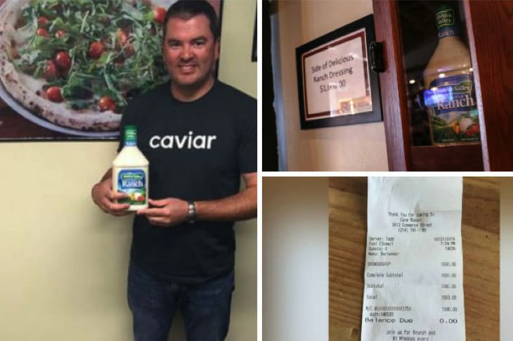 The Reason This Man Bought A Bottle Of Ranch For $1,000 Is Actually Really Sweet
