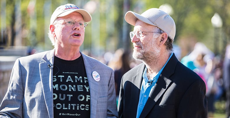 Ben And Jerry Arrested At The Capitol For Protesting Corruption In Politics