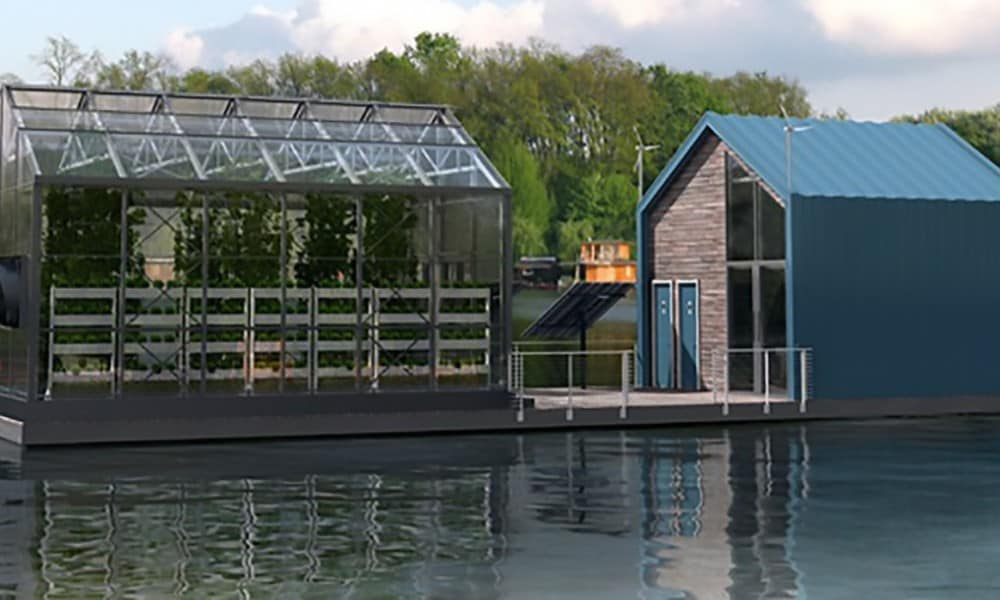 This Floating Greenhouse Grows Organic Food And Produces Clean Energy