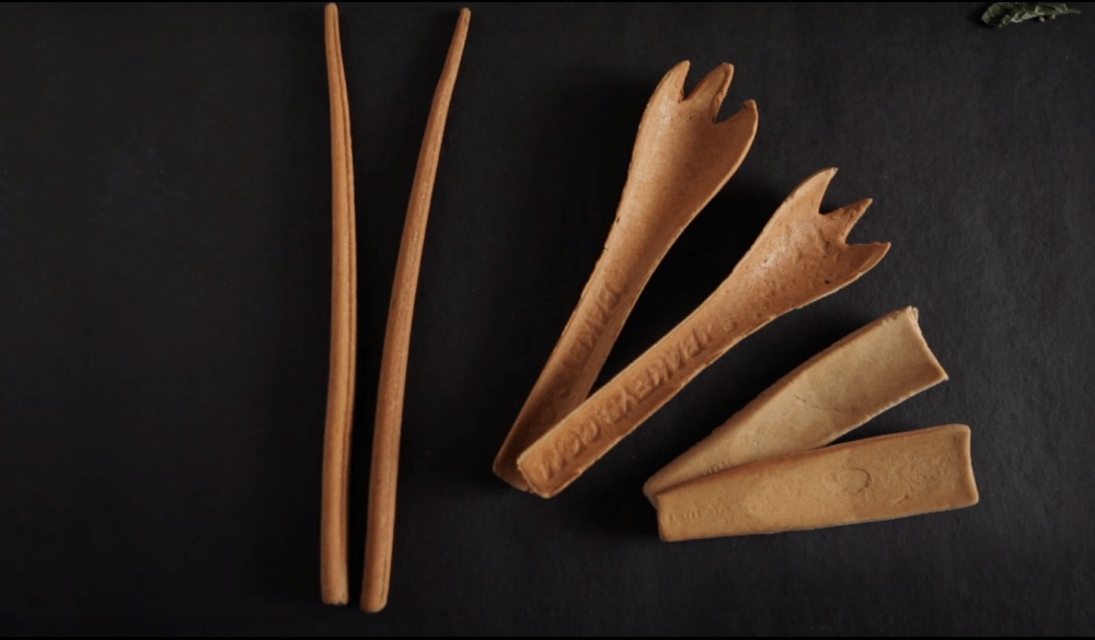 Edible Cutlery Isn’t Only Tasty, It’s Reducing Plastic Pollution [Watch]