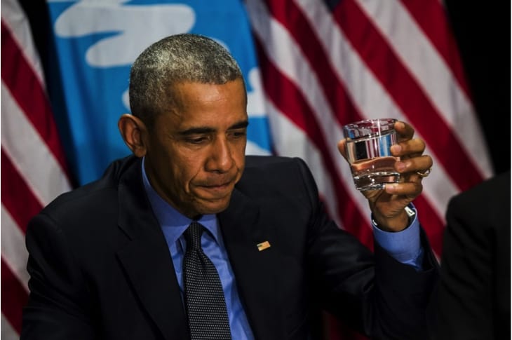 What Obama Had To Say After Drinking Flint’s Water Is Disappointing