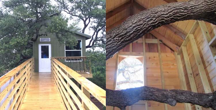 Make-A-Wish Gifts 7-Yo Treehouse That’s Wheelchair Accessible [Watch]