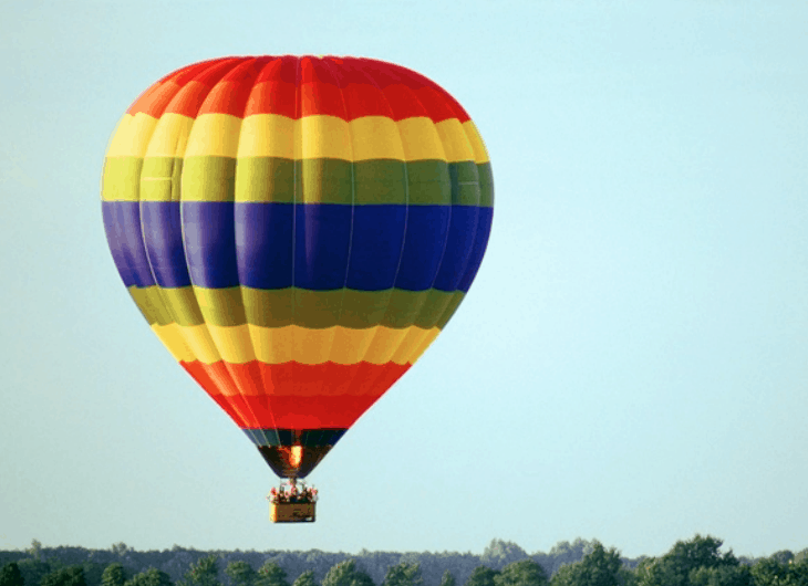 1. Ride A Hot Air Balloon