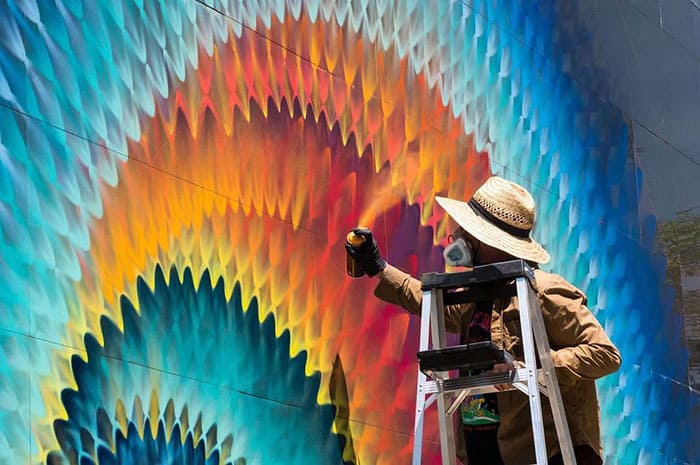 This Kaleidoscopic Street Art Is Absolutely Entrancing [Photos]