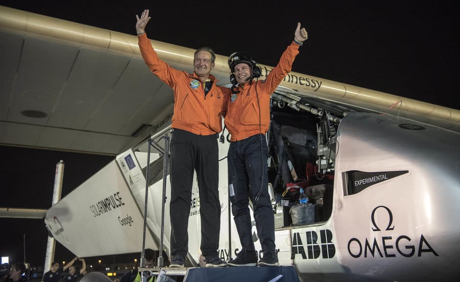 World’s First Solar-Powered Plane Completes Round-The-World Trip [Watch]