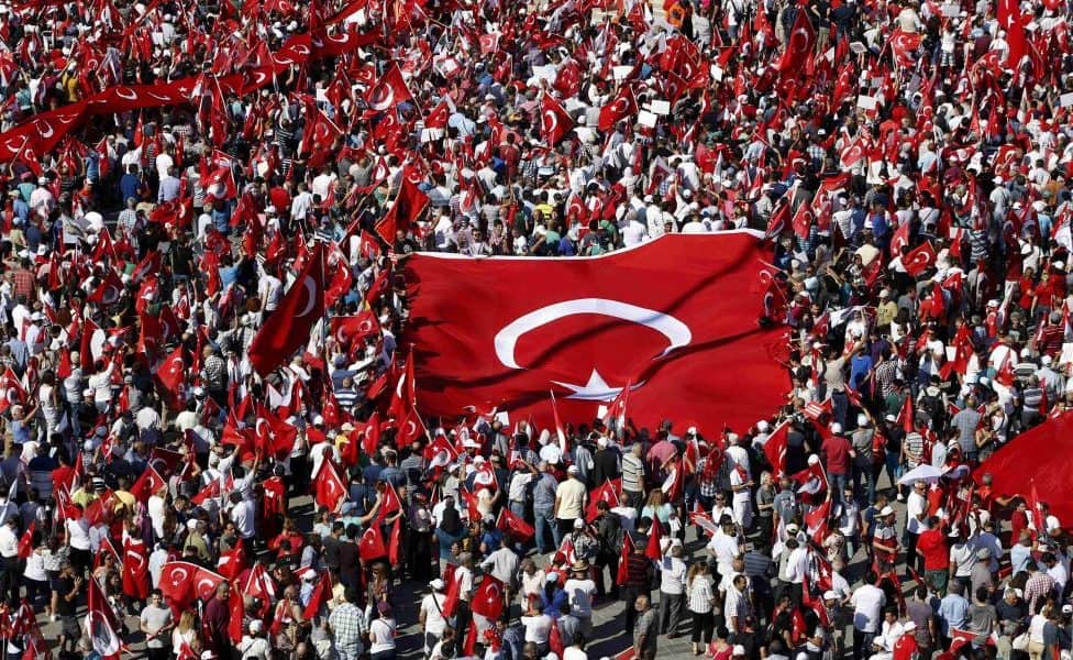 Rally in Turkey Condemns Attempted Coup While Prisoners are Allegedly Mistreated