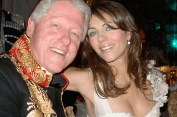 20. Bill Clinton in a cozy photo with rumored mistress