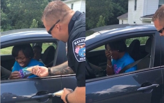 Police Pull Drivers Over To Surprise Them With Ice Cream Instead Of Tickets [Watch]