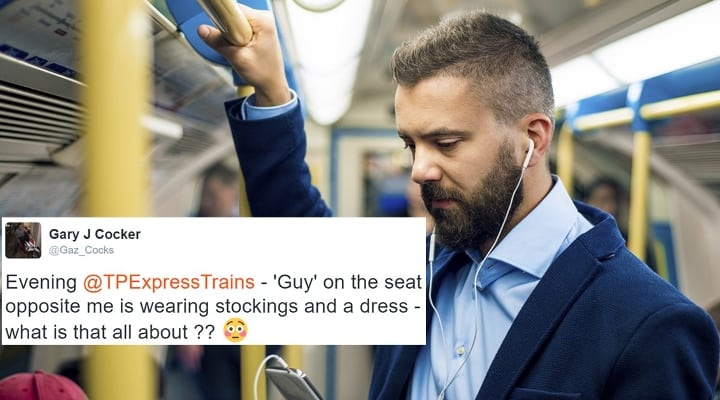 Train Company Bashes Customer For Tweeting Homophobic Comment About Man In Dress