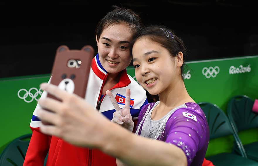 Selfie Taken By Gymnasts From North Korea And South Korea Goes Viral