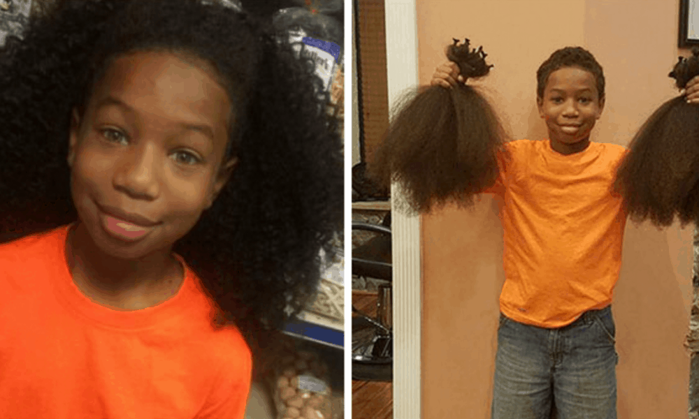 8-Year-Old Boy Grows Hair For Two Years To Make Wigs For Kids With Cancer