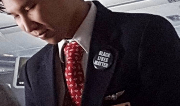 This Flight Attendant Is Under Fire For Promoting Black Lives Matter