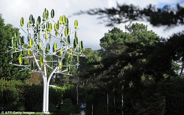 Trees Outfitted With Tiny, Vertical Wind Turbines Generate Clean Energy [Watch]