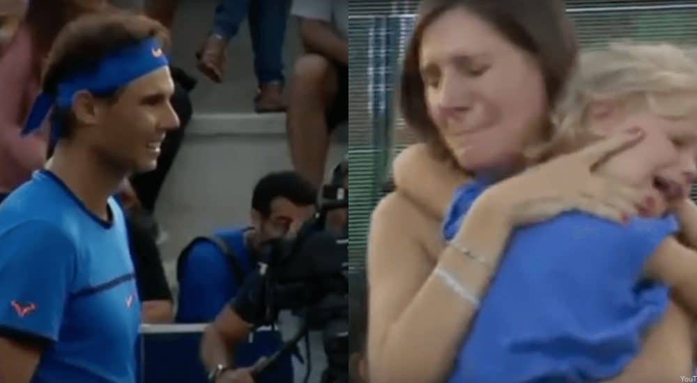 Rafael Nadal Pauses Tennis Match To Help Mother Find Her Missing Child [Watch]