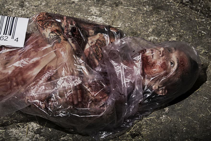 Horrifying Photo Series Seeks To Raise Awareness About Mass Animal Consumption [Mature]