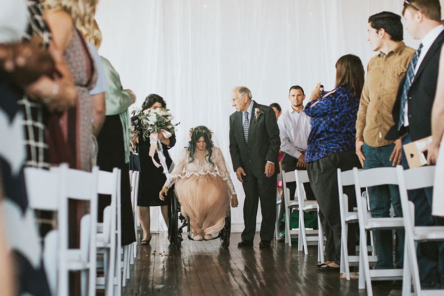 They Waited For Her To Wheel Down The Aisle, But Then This Happened!