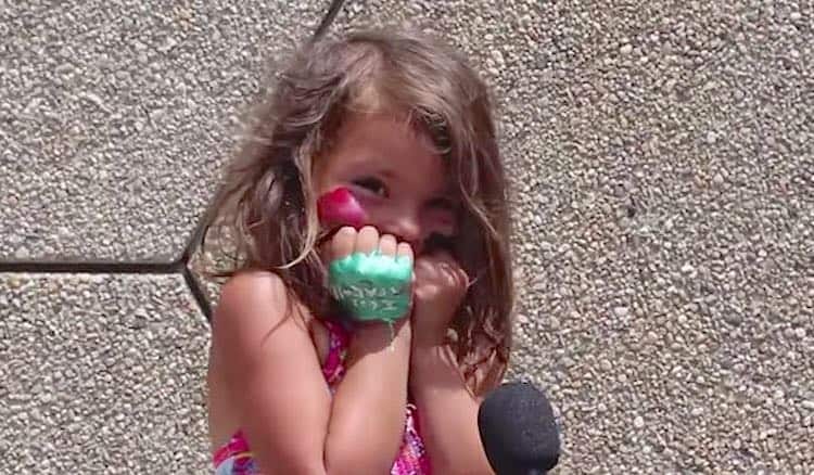 4-Year-Old Homeless Girl Has Priceless Reaction To Being Surprised With Birthday Gifts