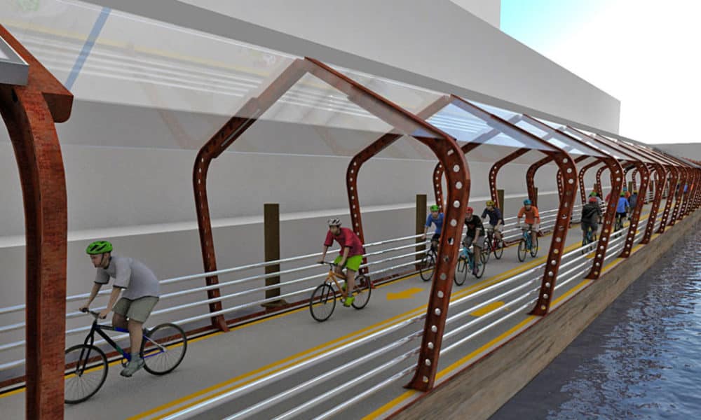 Solar-Powered Floating Bike Paths To Possibly Be Installed In Chicago