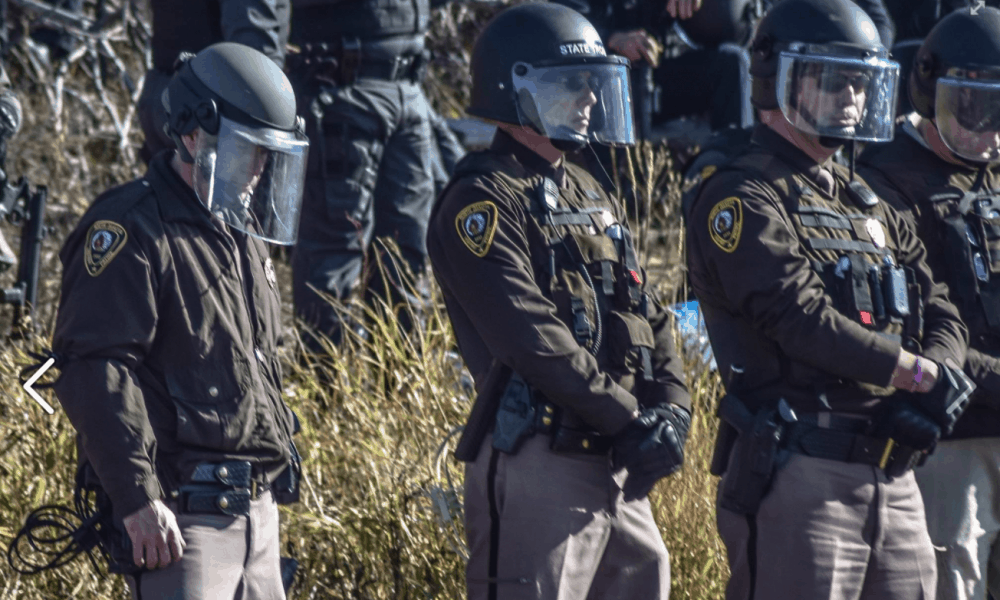 Police Turn In Badges Rather Than Incite Violence Against Standing Rock Protestors
