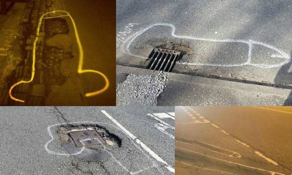 Anonymous Activist Draws Penises Around Pot Holes, And They’re Fixed Within 48 Hours
