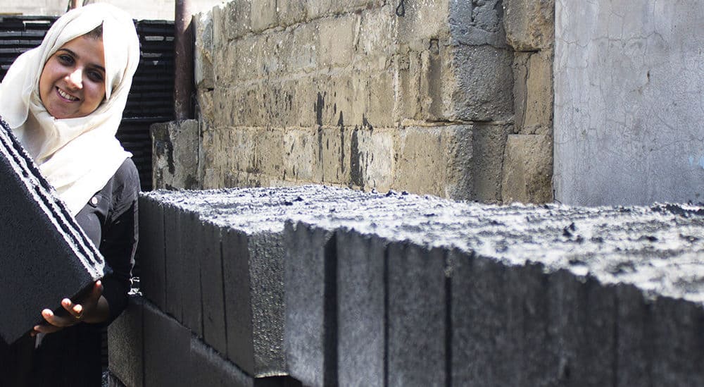 Gaza Girls Create Eco-Friendly Bricks From Rubble To Help Rebuild Their City