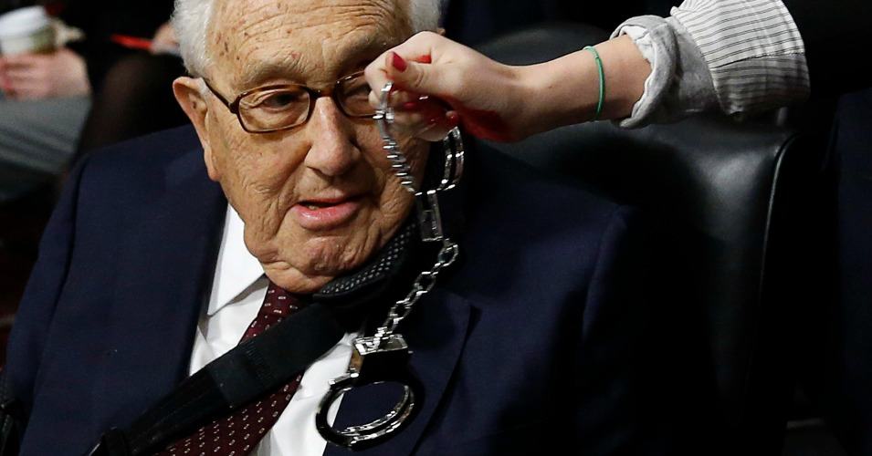 Progressive Groups Call For Kissinger’s Arrest At Nobel Peace Prize Forum