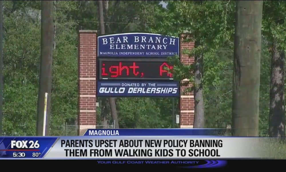 Texas Parents Told Walking Their Children To School Can Get Them Charged And Arrested