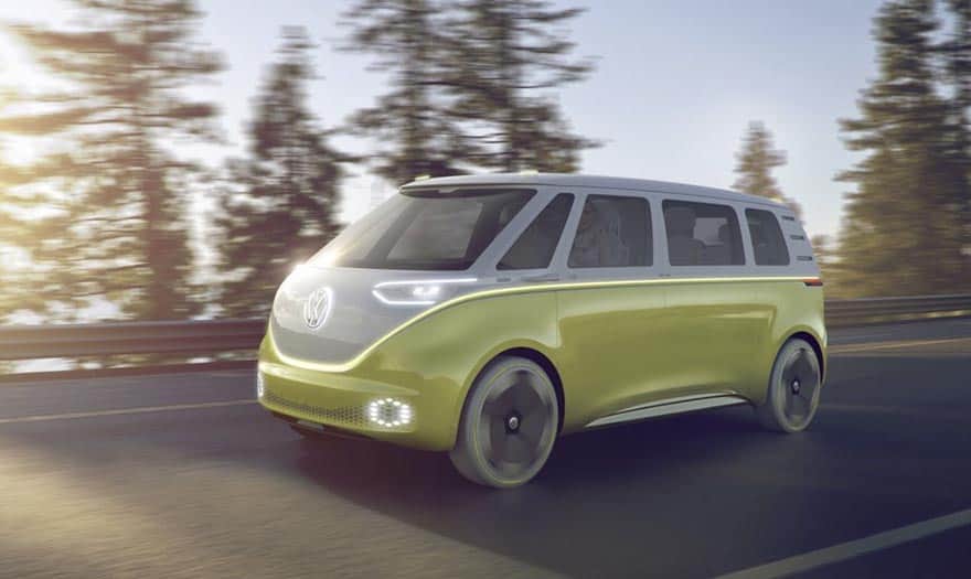 Volkswagen Unveils Electric Microbus That’s Self-Driving