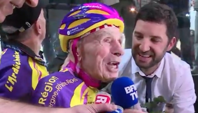 105-Year-Old Cyclist Sets New World Record For Speed On Bike [Watch]