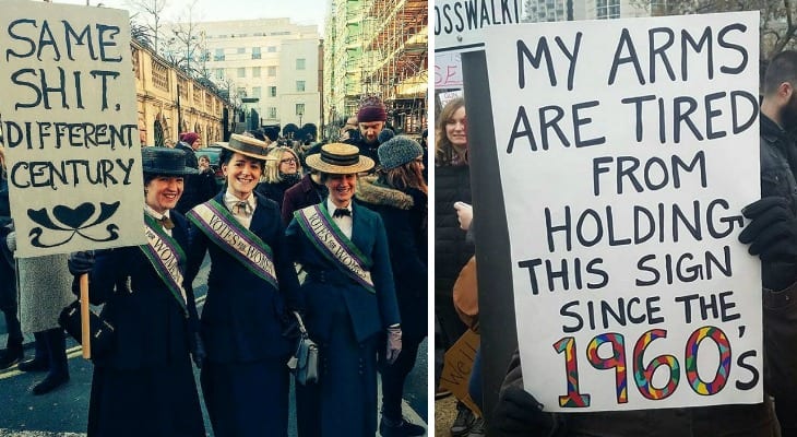25 Of The Best Signs From Women’s Marches Around The World