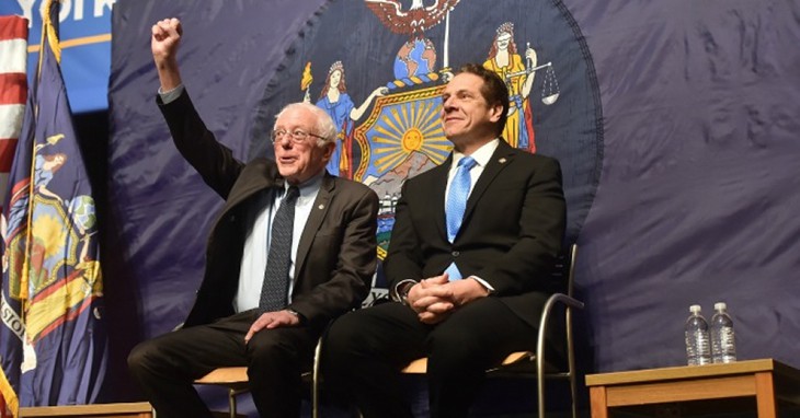 Alongside Sanders, New York Governor Announces First-In-Nation Free Tuition Plan