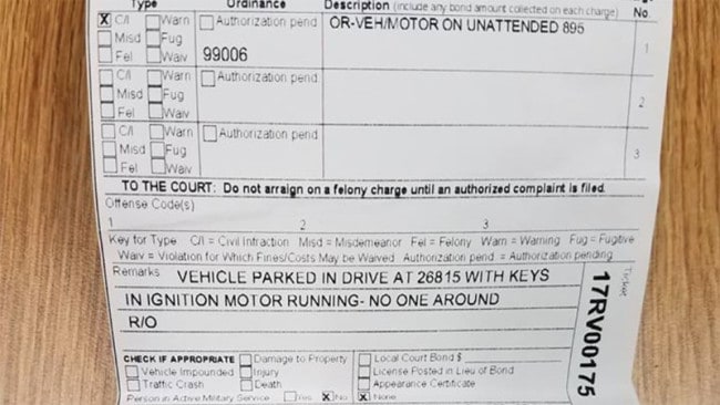 Man Furious After Cops Issue Him Ticket For Warming Up His Car In His Own Driveway