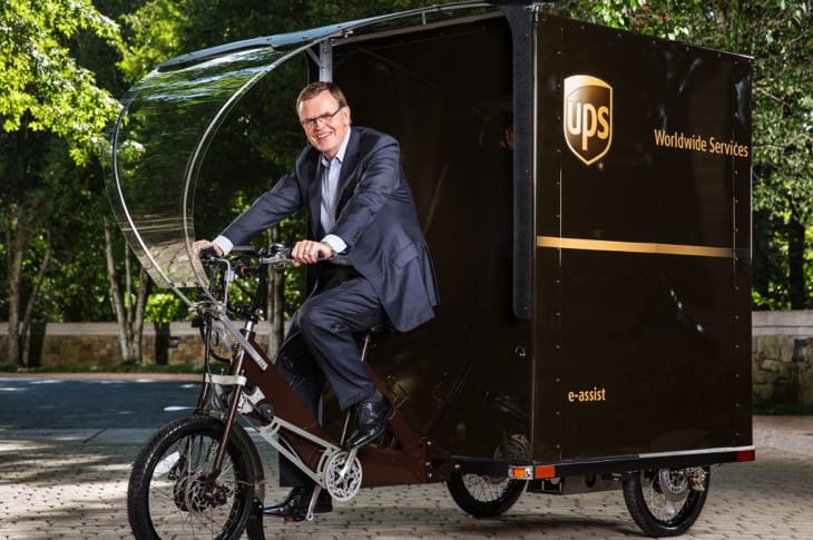 UPS Debuts Delivery E-Bike In U.S. For Eco-Friendly Alternative To Trucks