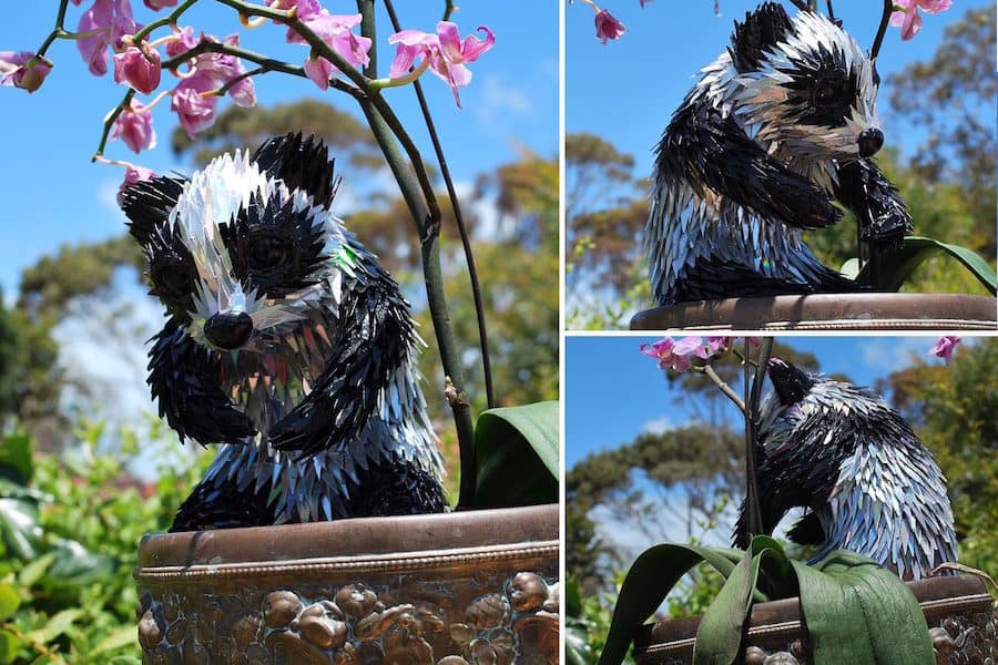 Artist Recycles Old CDs By Turning Them Into Eye-Catching Sculptures
