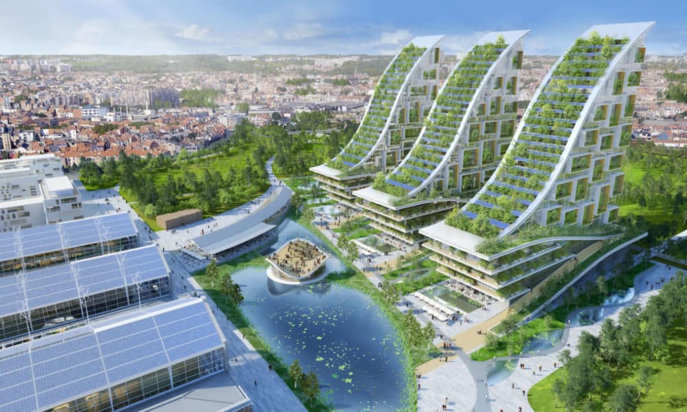 Architect Envisions Former Industrialized Area Transformed Into Futuristic Eco-Village