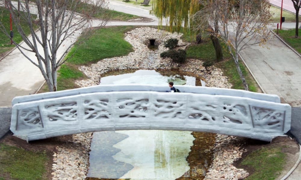 World’s First 3D-Printed Pedestrian Bridge Installed In Milan