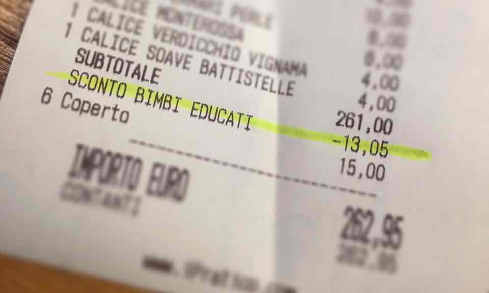 Italian Restaurant Starts Offering Discounts To Families Whose Children Are Well-Behaved