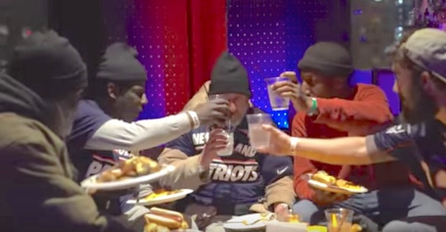 Good Samaritan Throws Super Bowl Party For The Homeless [Watch]