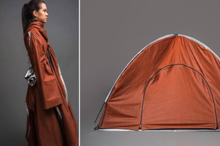 Inspiring Young Woman Designs Jackets That Turn Into Tents For Refugees